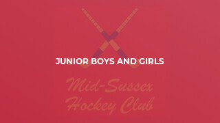 Junior Boys and Girls