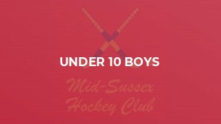 Under 10 Boys