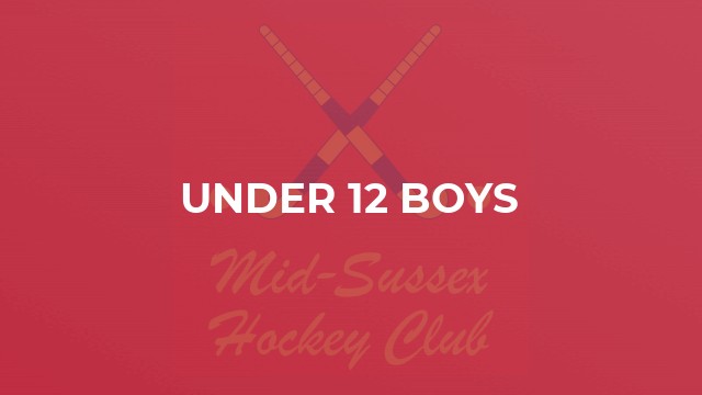 Under 12 Boys