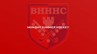 Monday Summer Hockey