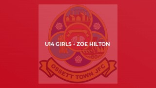 U14 Girls - Zoe Hilton