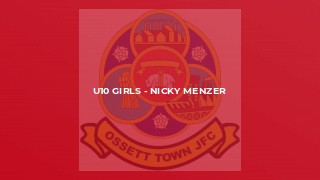 u10 Girls - Nicky Menzer