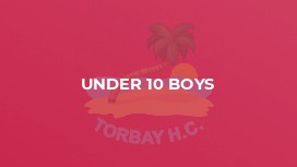 Under 10 Boys