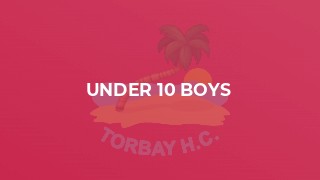 Under 10 Boys