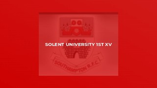 Solent University 1st XV