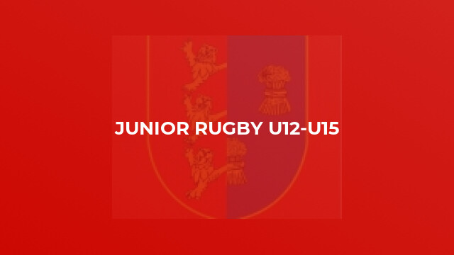 Junior Rugby U12-U15