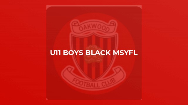 U11 Boys Black MSYFL