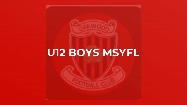 U12 Boys MSYFL
