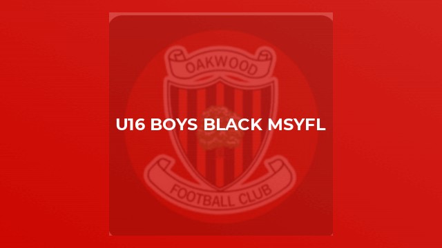 U16 Boys Black MSYFL