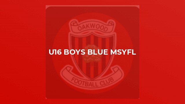 U16 Boys Blue MSYFL
