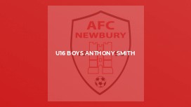 U16 Boys Anthony Smith