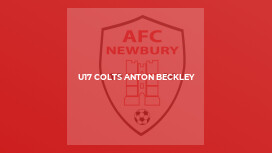 U17 Colts Anton Beckley