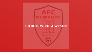 U11 Boys White A Wilson