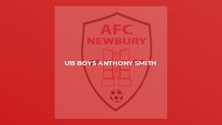 U15 Boys Anthony Smith