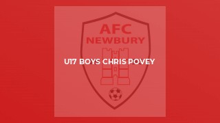U17 Boys Chris Povey