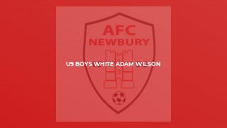 U9 Boys White Adam Wilson