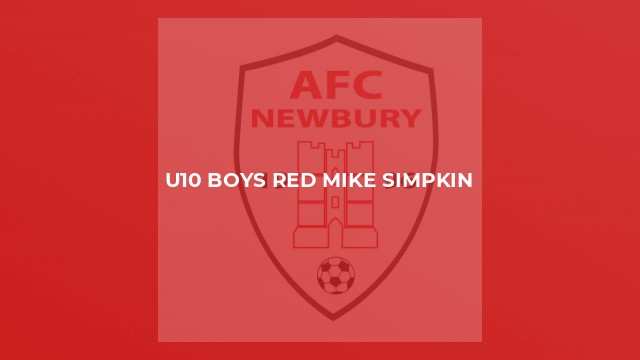 U10 Boys Red Mike Simpkin