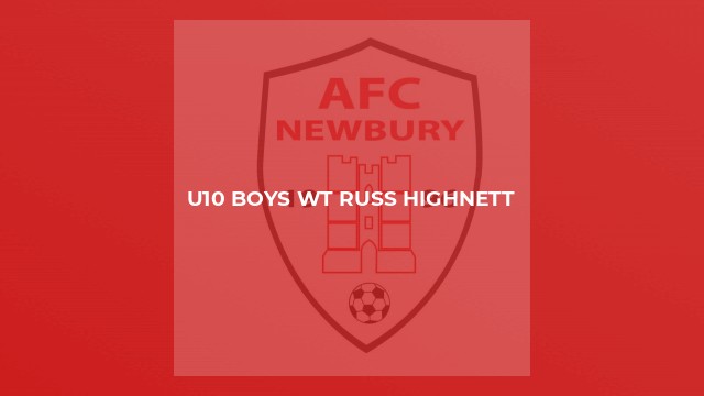 U10 Boys Wt Russ Highnett