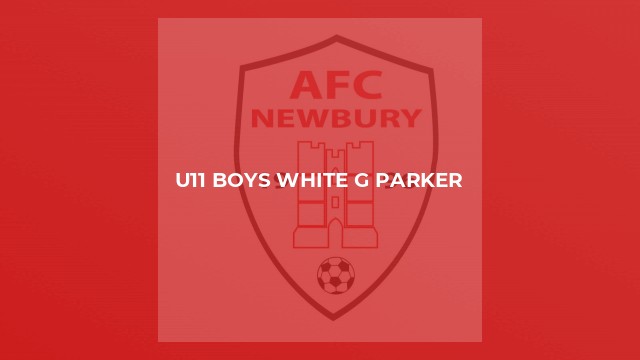 U11 Boys White G Parker