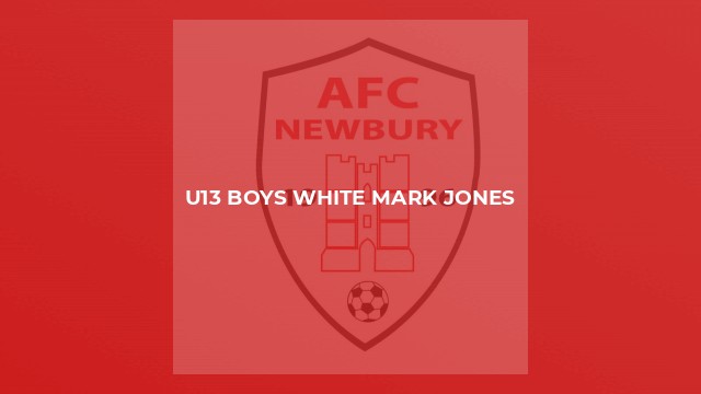 U13 Boys White Mark Jones