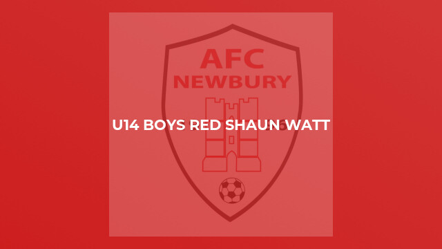 U14 Boys Red Shaun Watt