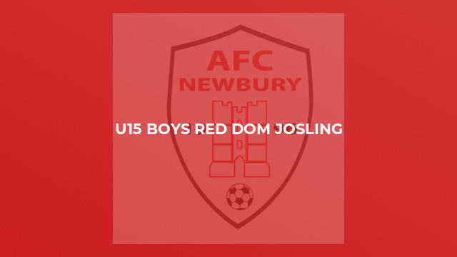 U15 Boys Red Dom Josling
