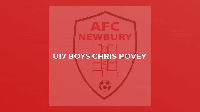 U17 Boys Chris Povey