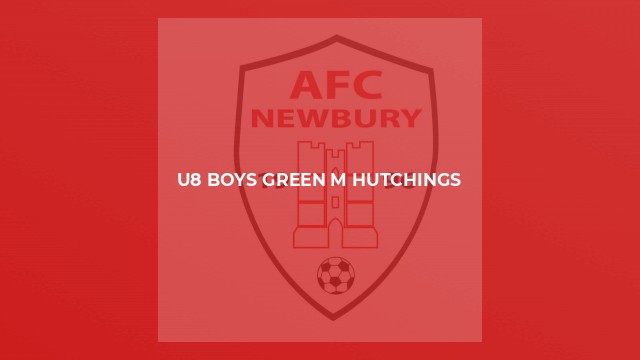 U8 Boys Green M Hutchings