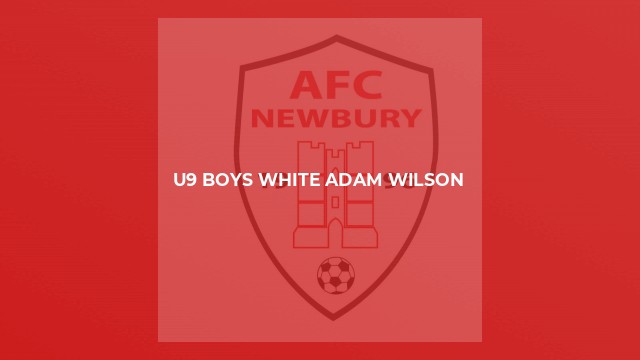 U9 Boys White Adam Wilson