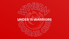 Under 15 Warriors