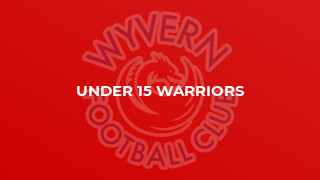 Under 15 Warriors