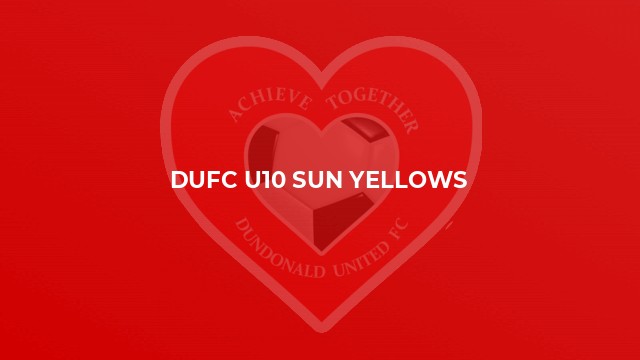 DUFC U10 Sun Yellows