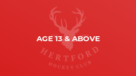 Age 13 & Above