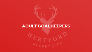 Adult Goal Keepers