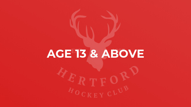 Age 13 & Above