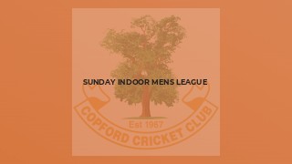 Sunday Indoor Mens League