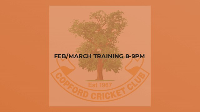 Feb/March Training 8-9pm