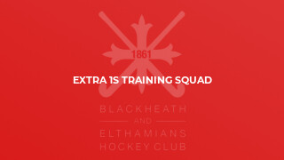 Extra 1s Training Squad