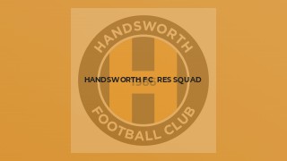 Handsworth FC  Res Squad