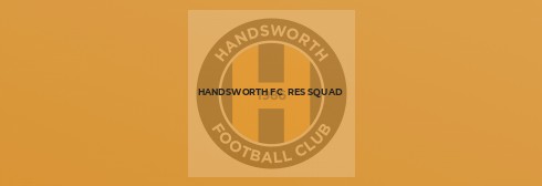 Rossington Main 1 - 2 Handsworth FC 