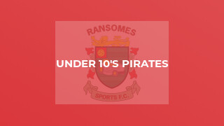 Under 10's Pirates
