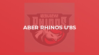 Aber rhinos u’8s