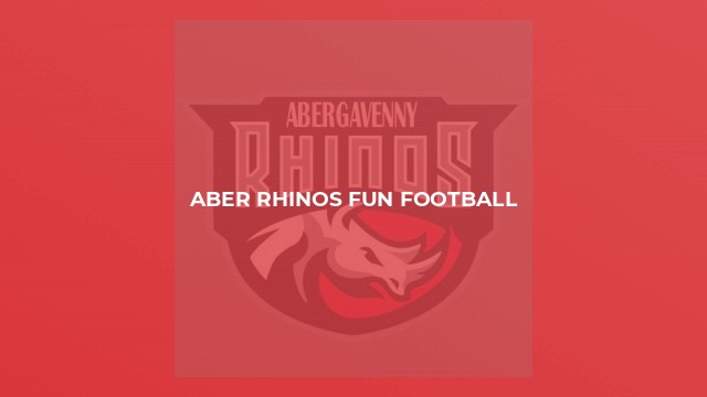 Aber Rhinos Fun football