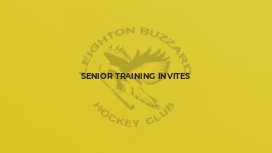 Senior Training Invites