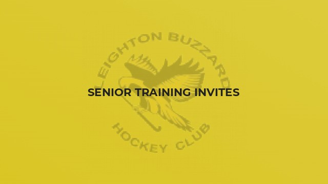 Senior Training Invites