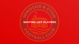 WAITING LIST PLAYERS