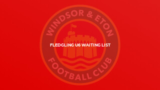 FLEDGLING U6 WAITING LIST