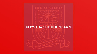 Boys U14 School Year 9