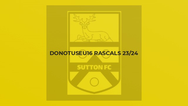 DONOTUSEU16 Rascals 23/24