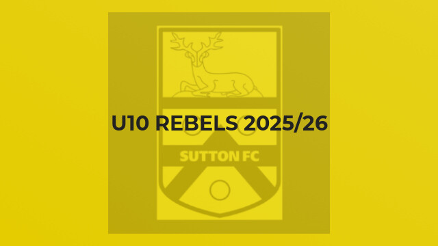 U10 Rebels 2025/26